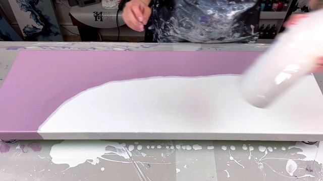 # 452 - DUSTY ROSE 🌸🌺 Color Split! Stunning Blow out ~ Acrylic Pour Painting смотреть онлайн