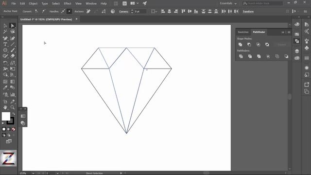 illustrator diamond shape how to draw a diamond icon in illustrator смотреть онлайн