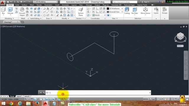 Draw in ( X,Y, Z ) axis - AutoCAD смотреть онлайн