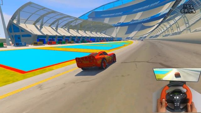 Race All Cars Florida 500 - McQueen VS Francesco Bernoulli Chick Hicks Mario Andretti and Friends смотреть онлайн