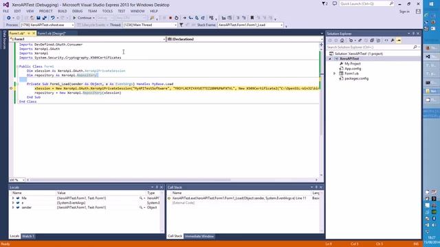 DEPRECATED:How to use the Xero Accounts API in Private mode with Visual Studio Visual Basic / VB.ne смотреть онлайн