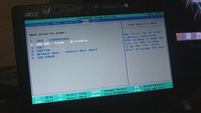 How To Change Boot Device: Acer Aspire One Laptop смотреть онлайн