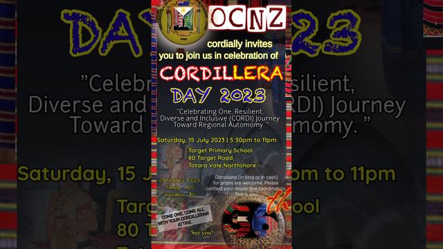 Cordillera Day 2023 in New Zealand Invite | Mid-Winter Social Gathering | Come One, Come All! смотреть онлайн