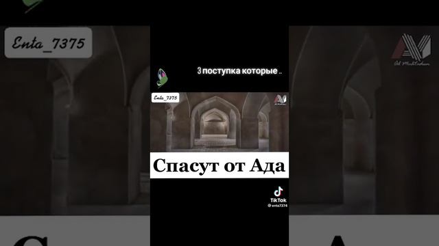 Три поступка спасут от Ада 🤲☝️❤️🥰 #islam смотреть онлайн