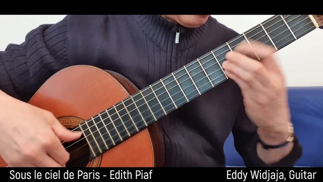 Sous le Ciel de Paris („Under Paris Skies“) - Eddy Widjaja, Guitar смотреть онлайн