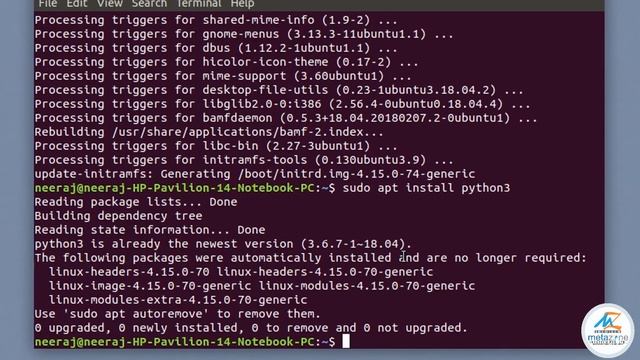 Python : Unit1-Video4 How To Install Python on Linux Ubuntu | In Hindi | Neeraj Sharma смотреть онлайн