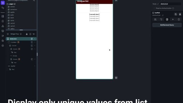 @FlutterFlow Say Goodbye to Duplicates: Show Only Unique Values in Your List смотреть онлайн