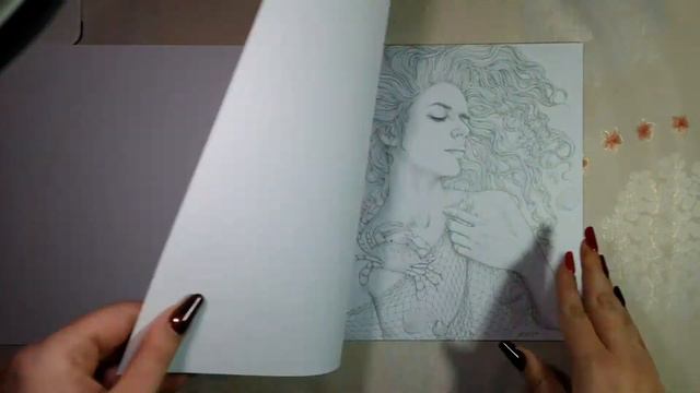 Обзор раскраски Анастасии Колдаревой Легенды русалок смотреть онлайн