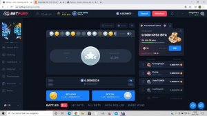 BetFury mit Dagobert coinflip battle Platz 93 (0.00005552) satoshis