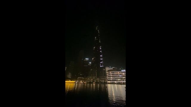 Ночное шоу Бурдж Халифа. Burj Khalifa Night Show.