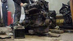 Пробный запуск двигателя фиат 132 2,0