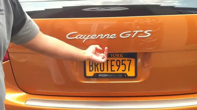 Cayenne GTS OEM Back Up Camera Intergration