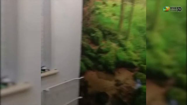 Отзыв на 3D фотообои "Стремительный водопад" смотреть онлайн