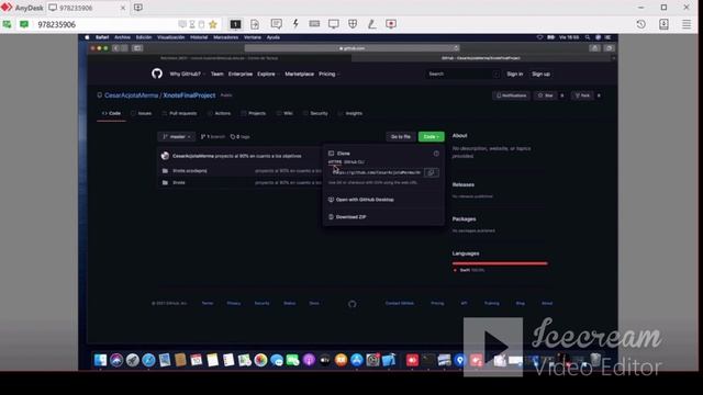 como clonar repositorio GitHub en MacOS смотреть онлайн
