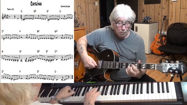 Cajuína - Jazz guitar & piano cover ( Caetano Veloso ) смотреть онлайн