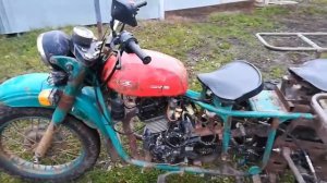 Трицикл своими руками из 'Урала'и 'Муравья' с китайским двигателем обзор и тест драйв