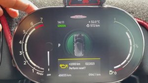 Reset Oil Service Interval in a MINI Cooper CountryMan F60 with a 6WB LCD New Digital Speedometer.