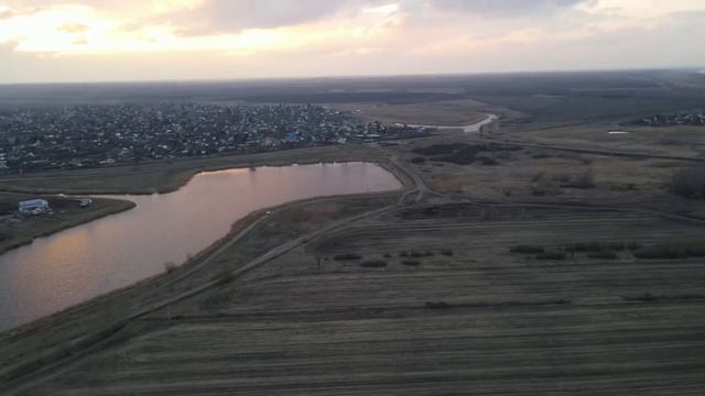 Copter #11. DJI Mavic Air2. Озеро в п. Дружино на закате. смотреть онлайн