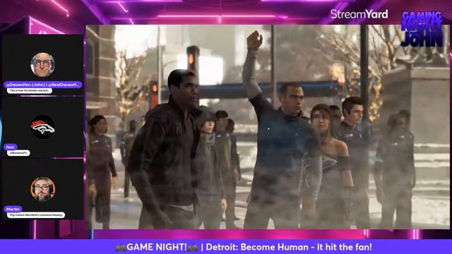 🎮GAME NIGHT!🎮 | Detroit: Become Human - It hit the fan! смотреть онлайн