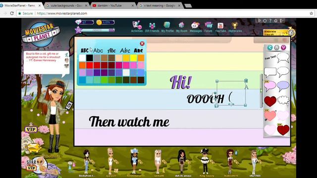 MovieStarPlanet Fame, Fortune and Friends Google Chrome 20 01 2018 18 07 34 смотреть онлайн