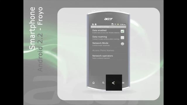 Android Froyo 2.2 - Settings (English) смотреть онлайн