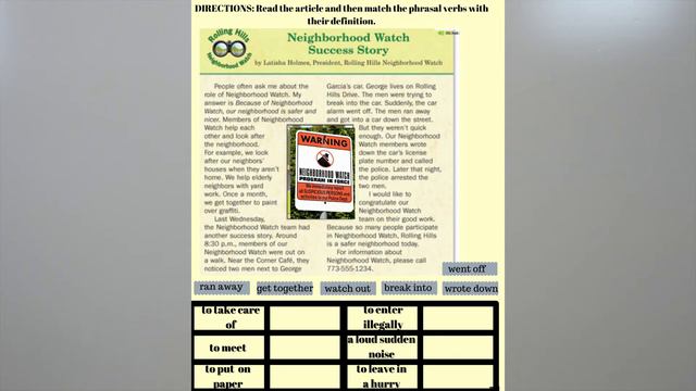 Reading: Neighborhood Watch смотреть онлайн