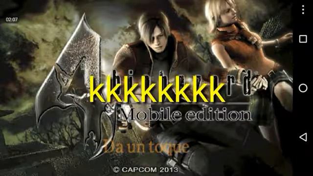 SAIUU! RESIDENT EVIL 4 PARA ANDROID APK+DATA LINK NA DESCRIÇÃO смотреть онлайн