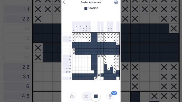 Nonogram Easter Adventure Postcard 2 Puzzle 59 смотреть онлайн
