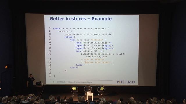 code.talks 2017 - React and Reflux: Components, Actions, Stores, and State (Philip Baues) смотреть онлайн