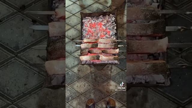 #Семга на мангале, самый вкусный и крутой #рецепт #тикток. смотреть онлайн