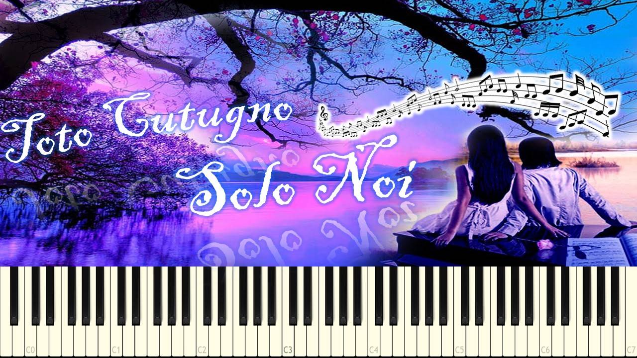 Toto Cutugno - Solo Noi (piano tutorial) [НОТЫ + MIDI] смотреть онлайн