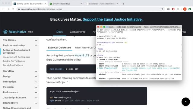 Building a React Native Workout App Part 2 - Getting our Expo App running in 5 minutes смотреть онлайн