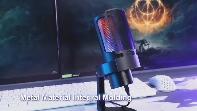 [Trailer] FIFINE AmpliGame A8Plus USB Mic with 4 Polar Patterns, Live Monitoring, I/O & RGB control смотреть онлайн