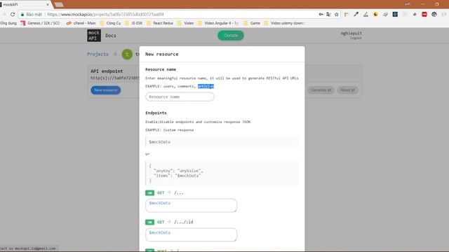 82. Connect API : Giả Lập API với Mock API смотреть онлайн