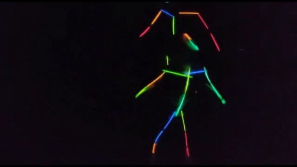 Зажигательный неоновый танец!!!???neon dance