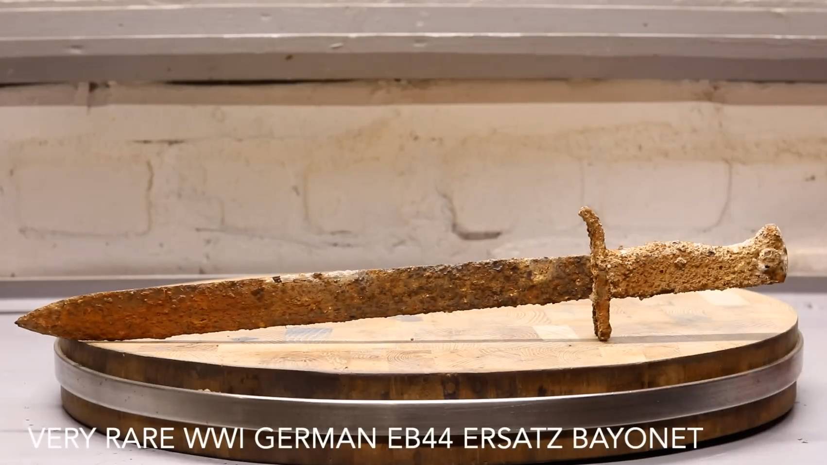Реставрация редкого немецкого штыка времен Первой мировой войны. Реставрация ржавого ножа смотреть онлайн