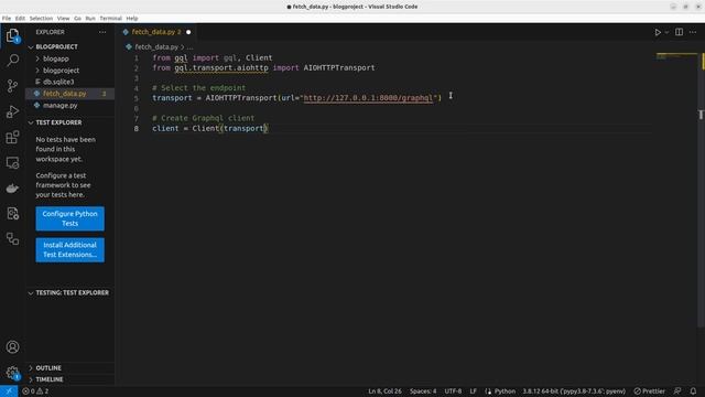 GraphQL Client In Python - GQL смотреть онлайн