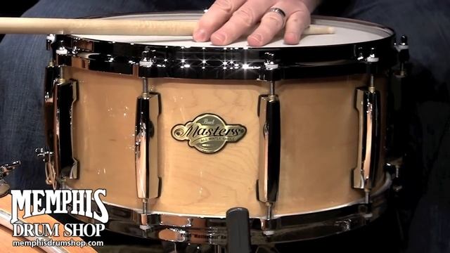 Pearl 14 x 6.5 Masters MCX Maple Snare Drum смотреть онлайн