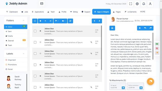 Job Board Dashboard Bootstrap 5 Admin Template with LTR Light Theme смотреть онлайн