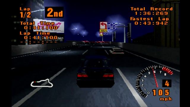 Gran Turismo 1 Arcade Race as Nissan PRIMERA 2.0Te '90 at Clubman Stage Route #5 смотреть онлайн