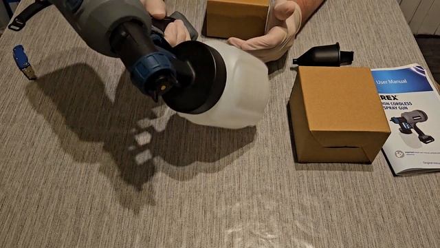 Ferrex Cordless Paint Spray Gun Unboxing смотреть онлайн
