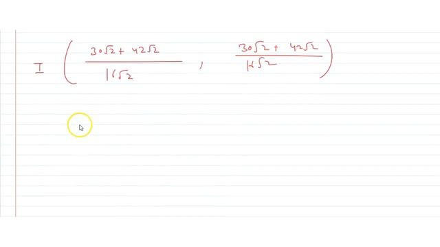 `(6, 0), (0, 6) and (7, 7)` are the vertices of a triangle. The circle inscribed in the triang... смотреть онлайн