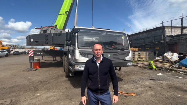 Новый автокран в парке "Вершины" - Zoomlion ZTC1000V смотреть онлайн