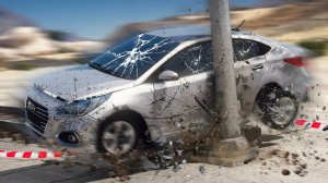 HYUNDAI SOLARIS против СТОЛБА! ВЫДЕРЖИТ ли МАШИНА СТОЛБ?! КРАШ ТЕСТ АВТОМОБИЛЕЙ в GTA 5!