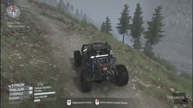 Spintires: MudRunner самая большая гора. смотреть онлайн