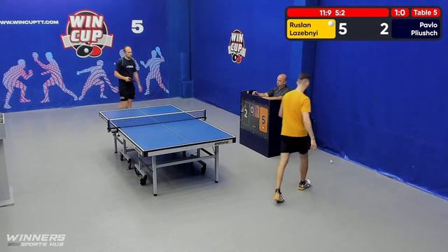 01:30 Лазебный Руслан 3-0 Плющ Павел стол 5 ЮГ-6 08.07.22 смотреть онлайн
