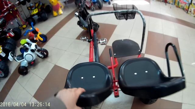 Веломобиль двухместный Smart Double смотреть онлайн