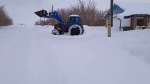 ЗАВОДИМ Т-40. УБОРКА СНЕГА. ТРАКТОР С ЛОПАТОЙ.
