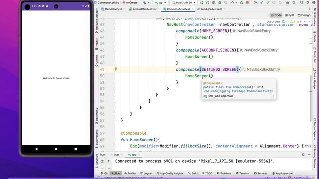 Kotlin With Jetpack Compose Ui And Material 3: Navigations смотреть онлайн