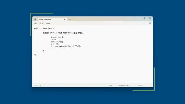 HCL L1 Interview Question? This Program will work or not ? смотреть онлайн